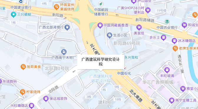 廣西建筑科學研究設計院地圖