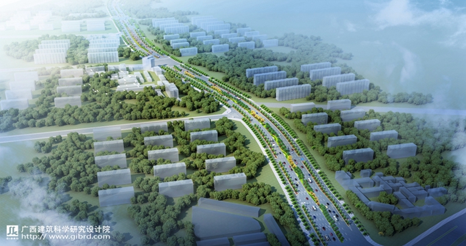 靖西市靖東新區路網工程（賓山大道中段）